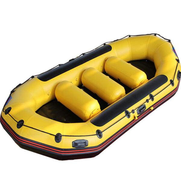 Inflatable Plastic Pack Raft Fishing Yellow Boat