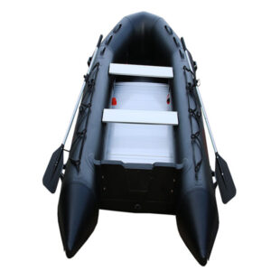 Black Inflatable RIB Boat For Fishing