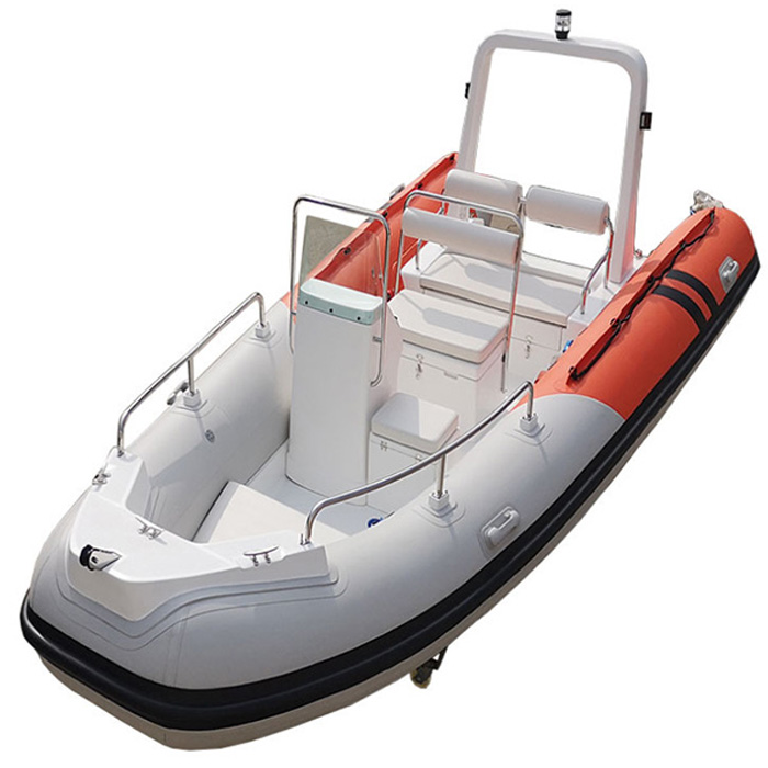 Deep V Fiberglass Inflatable Boat